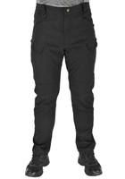 Тактичні штани легкі Soft Shell (без флісу) карго Eagle SP-02 Чорні XL - зображення 1