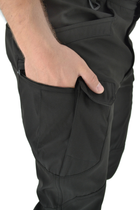 Тактичні штани легкі Soft Shell (без флісу) карго Eagle SP-02 Чорні 2XL - зображення 7