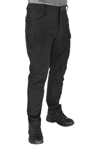 Тактические легкие штаны Soft Shell (без флиса) карго Eagle SP-02 Черные M - изображение 3