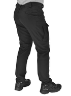 Тактические легкие штаны Soft Shell (без флиса) карго Eagle SP-02 Черные M - изображение 5
