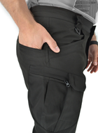 Тактичні штани легкі Soft Shell (без флісу) карго Eagle SP-02 Чорні 3XL - зображення 8