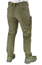 Тактические легкие штаны Soft Shell (без флиса) карго Eagle SP-02 Олива (Зеленые) L - изображение 5
