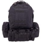 Рюкзак тактический рейдовый SP-Sport ZK-5504 размер 31x20x48см 30л Цвет: Черный - изображение 2