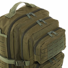 Рюкзак тактичний штурмовий Military Rangers ZK-GB-0065 розмір 29x25x47см 35л Колір: Оливковий - зображення 3