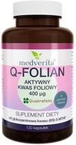 Suplement diety Medverita Q Folian witamina B9 120 kapsułek (5905669084635) - obraz 1
