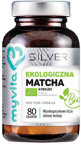 Suplement diety Myvita Silver Ekologiczna Matcha Proszek Bio 80g (5903021591333) - obraz 1