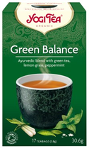 Herbata Yogi Tea Green Balance 17x1.8 g Z Kombuchą (4012824401914)