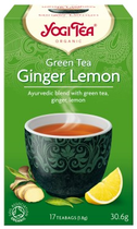 Зелений чай Yogi Tea Імбир Лимон BIO 17x1.8 г (4012824402058) - зображення 1