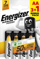 Батарейки Energizer Alkaline Power AA 3+1 шт (6429519)