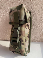 Жосткий Штурмовий Підсумок Для Двох Магазинів AK-M4 Закритого Типу На Фастексі З Кріпленням MOLLE(Мультикам) - зображення 2