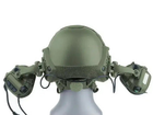 Активні навушники Earmor M32X Mark3 MilPro ORIGINAL Чебурашка на шолом, каску ( Олива ) - зображення 4