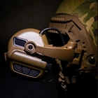 Активні навушники Earmor M31X Mark3 MilPro ORIGINAL з кріпленням на голову ( Чебурашка ) під шолом, каску ( Койот ) - зображення 7