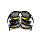 Тактические очки с поляризацией велосипедные спортивные DAISY С5 4 комплекта сменных линз чехол (ol-4c5) - зображення 6