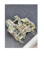 Разгрузка жилет 11 карманов РПС ременно-поясная система на карабинах M&W Military с плечевыми ремнями пиксель (5470) - изображение 2