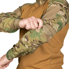 Боевая рубашка военная летняя CamoTec CM RAID Multicam/Coyote мультикам 2XL - изображение 8