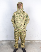 Куртка парка анорак військова форма бавовна 100% камуфляж multicam MTP 52-54, зріст 3/4 - зображення 4