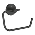 Держатель для туалетной бумаги GROHE QuickFix Start 412002430 округлый металлический черный CV032152