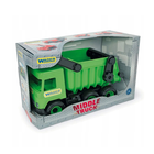 Іграшка для дітей Wader самоскид зелений Middle Truck у картонній коробці (32101) (5900694321014) - зображення 4