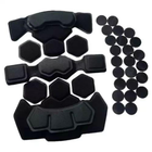 Подушки PD противоударные Gen4 Memory Foam Pad для баллистических шлемов черный - изображение 1