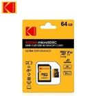 Високошвидкісна карта пам'яті Kodak micro SD/TF 64Гб з адаптером
