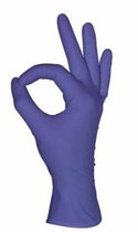 Перчатки одноразовые, нитриловые MediOk, без пудры, фиолетовые (размер S, 100 шт), НФ-00000053 - изображение 4