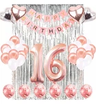 Фотозона на день рождение "Sweet 16", набор 38 шт