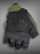 Тактичні рукавички Mechanix M-Pact Олива, військові захисні безпалі рукавички - изображение 3