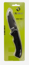 Нож универсальный складной IRIMO нержавеющая сталь 190 мм Черный (669-190-1) - изображение 4
