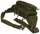 Тактична сумка на пояс 41х17х9см Peterson Зелений 000245746 - зображення 4