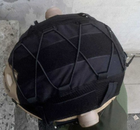 Чехол на каску кавер черный размер М/L FAST, TOR, TOR-D - изображение 7
