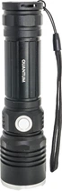 Ручний ліхтар Quantum Solid-M 10 Вт LED з USB+Li-ion 18650 2600 мА/год Box (0746020703261)