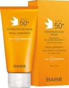 Сонцезахисний крем BABE Laboratorios для обличчя SPF 50+ для щоденного догляду за нормальною і сухою шкірою обличчя 50 мл (8437014389050) - зображення 1