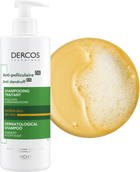 Vichy Dercos Szampon o wzmocnionym działaniu przeciwłupieżowym do włosów suchych i podrażnionej skóry głowy 390 ml (3337875492799) - obraz 4