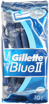 Jednorazowe maszynki do golenia (Razors) męskie Gillette Blue 2 10 szt. (7702018840755) - obraz 1