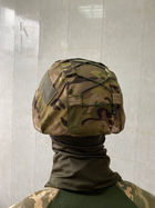 Чохол на військовий шолом мультикам з ГУМКОЮ. Маскувальний кавер на каску МТП - зображення 3