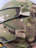 Чохол на військовий шолом мультикам з ГУМКОЮ. Маскувальний кавер на каску МТП - зображення 8