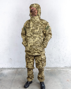 Костюм "Горка штурмова" військова форма бавовна 100% камуфляж піксель ВСУ МM14 60-62, зірст 3/4 - зображення 1