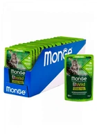 Влажный корм для котов Monge cat wet bwild grain free sterilised мясо дикого кабана с овощами 85 г