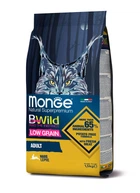 Сухой корм для кошек Monge Bwild Low Grain с мясом зайца