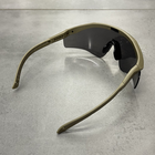 Окуляри захисні балістичні Revision Sawfly Max Tan 499, окуляри тактичні сертифіковані - зображення 6