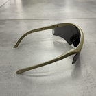 Окуляри захисні балістичні Revision Sawfly Max Tan 499, окуляри тактичні сертифіковані - зображення 7