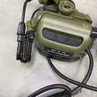 Наушники тактические Earmor M32X Mark3, активные, с креплением на шлем и съёмным микрофоном, цвет Олива - изображение 9