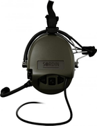 Активні навушники для стрільби Sordin Supreme Mil CC Neckband Green Nexus (з заднім тримачем) - изображение 4