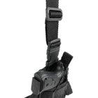 Koбура на стегно для ПМ і пістолетного магазину чорна (LE2443) - зображення 6