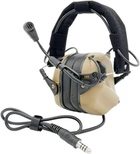 Комплект активні навушники EARMOR M32 + адаптери кріплення Койот - зображення 3