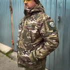 Куртка зимова Хантер Софтшел фліс Мультикам 46 No Brand 1710239006 - зображення 3
