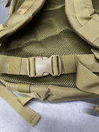 Военный рюкзак 45 л. Yakeda, Койот, тактический рюкзак для военных, армейский рюкзак для солдат - изображение 6