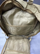 Военный рюкзак 45 л. Yakeda, Койот, тактический рюкзак для военных, армейский рюкзак для солдат - изображение 9