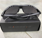 Очки тактические Swiss Eye Lancer, Затемненное стекло, сертифицированы, 1 сменное стекло, баллистические очки - изображение 3
