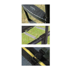 Trampolina ogrodowa dla dzieci Tesoro z siatką zabezpieczającą i drabinką 252 cm (60523402411977) - obraz 2